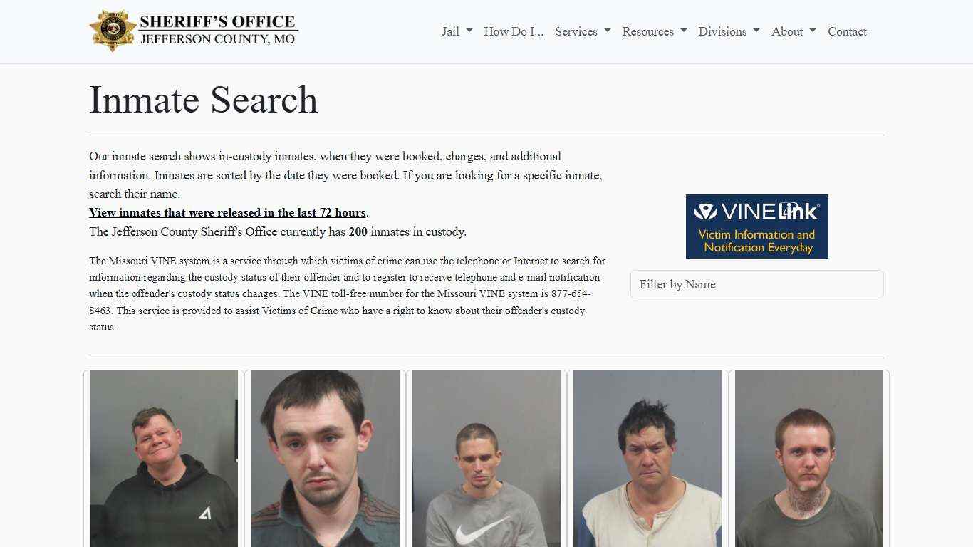 Inmate Search | Jefferson County Sheriff's Office